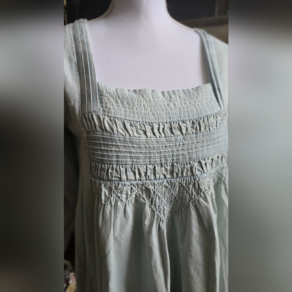 Free People Sonora Denim Mini Dress Size XS NWT - Picture 4 of 12